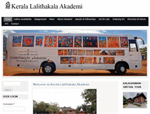 Tablet Screenshot of lalithkala.org